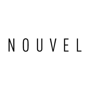 nouvel brand logo for nouvel.glass