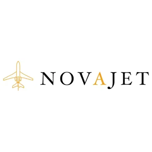 novajet brand logo for novajet.com