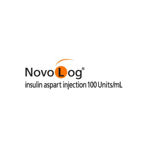 Novolog brand logo for novolog.com