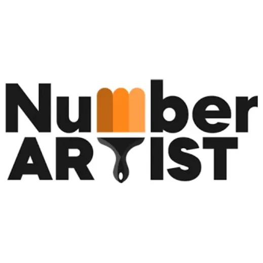 numberartist brand logo for numberartist.com