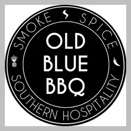 oldbluebbq brand logo for oldbluebbq.com