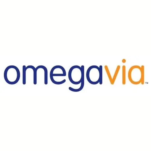 omegavia brand logo for omegavia.com