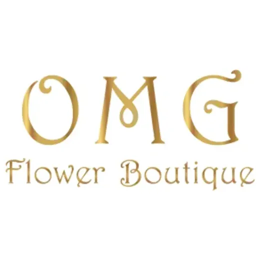 omgflowerboutique brand logo for omgflowerboutique.com