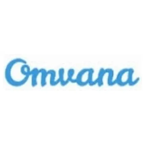 omvana brand logo for omvana.com
