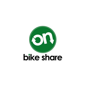onbikeshare brand logo for onbikeshare.com