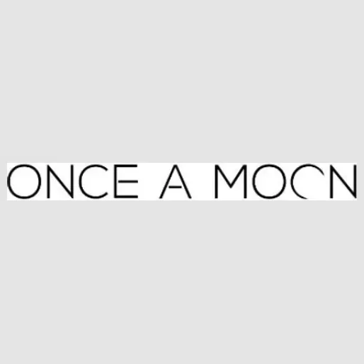 onceamoon brand logo for onceamoon.com