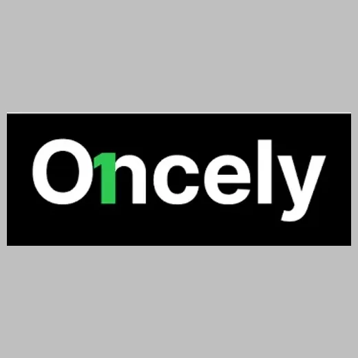 oncely brand logo for oncely.com