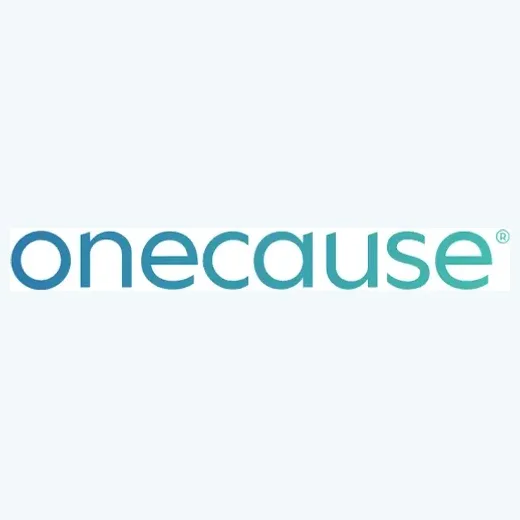 onecause brand logo for onecause.com