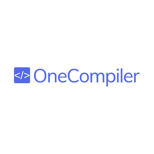 onecompiler brand logo for onecompiler.com