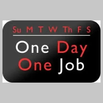 onedayonejob brand logo for onedayonejob.com