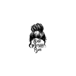onemessybun brand logo for onemessybun.com