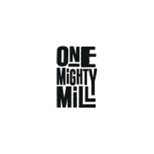 onemightymill brand logo for onemightymill.com