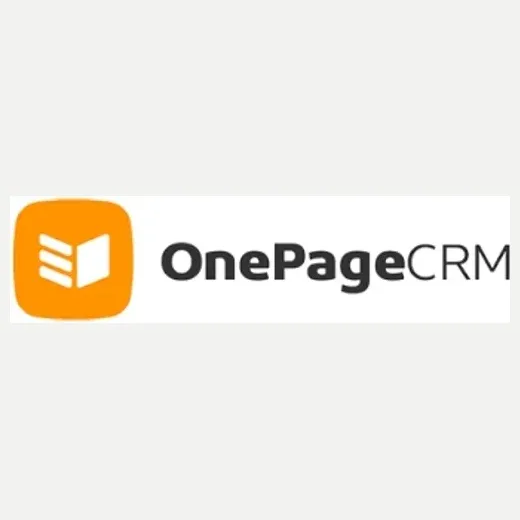 onepagecrm brand logo for onepagecrm.com