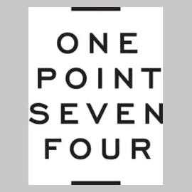 onepointsevenfour brand logo for onepointsevenfour.com