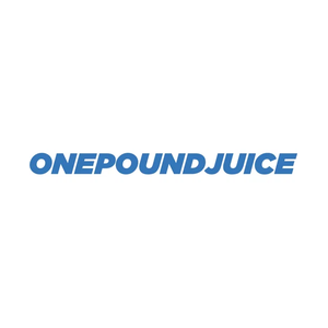 onepoundjuice brand logo for onepoundjuice.com