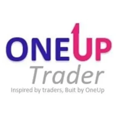 OneUp Trader brand logo for oneuptrader.com