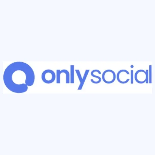 onlysocial brand logo for onlysocial.io