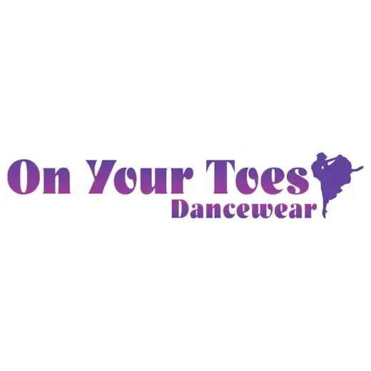 onyourtoesdancewear brand logo for onyourtoesdancewear.com