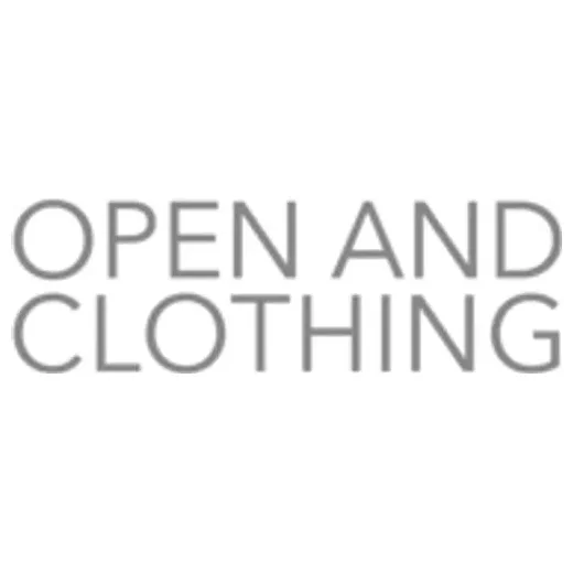 openandclothing brand logo for openandclothing.com