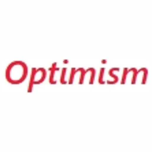 optimism brand logo for optimism.io