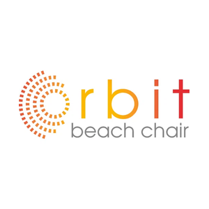 orbitbeachchair brand logo for orbitbeachchair.com