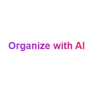 organizewith brand logo for organizewith.ai