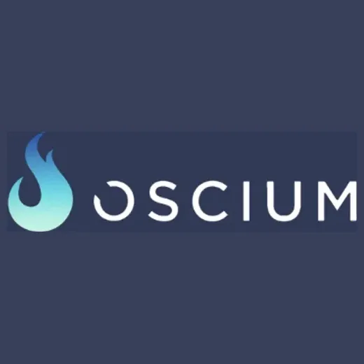 oscium brand logo for oscium.com