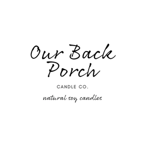 ourbackporchcandleco brand logo for ourbackporchcandleco.com