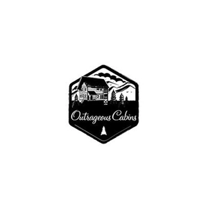 outrageouscabins brand logo for outrageouscabins.com