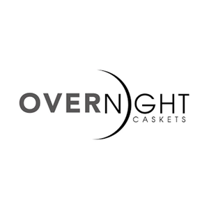 overnightcaskets brand logo for overnightcaskets.com