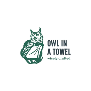 owlinatowel brand logo for owlinatowel.com