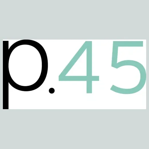p45 brand logo for p45.com