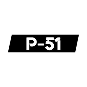 p51bikes brand logo for p51bikes.com