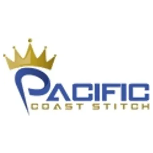pacificcoaststitch brand logo for pacificcoaststitch.com