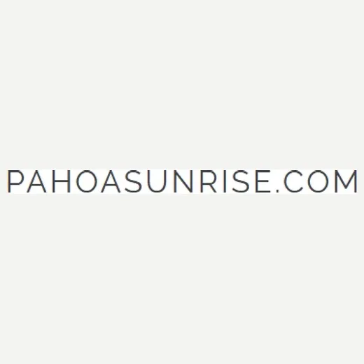 pahoasunrise brand logo for pahoasunrise.com