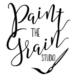paintthegrainstudio brand logo for paintthegrainstudio.com