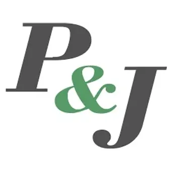 pandjwindowcoverings brand logo for pandjwindowcoverings.com
