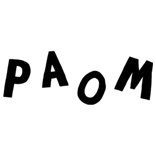 paom brand logo for paom.com