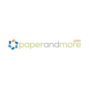 paperandmore brand logo for paperandmore.com