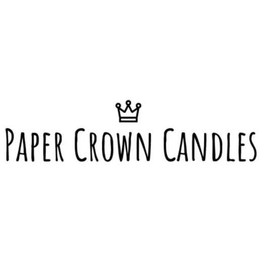 papercrowncandles brand logo for papercrowncandles.com