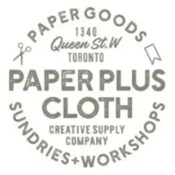 paperpluscloth brand logo for paperpluscloth.com