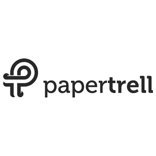 papertrell brand logo for papertrell.com