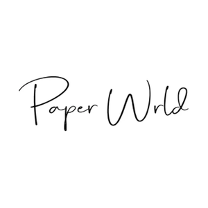 paperwrld brand logo for paperwrld.com