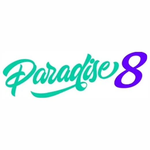 paradise8 brand logo for paradise8.com