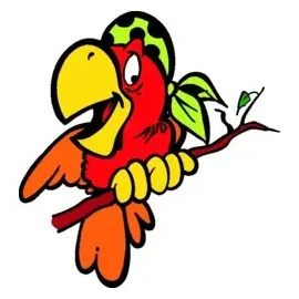 parrotsnstuff brand logo for parrotsnstuff.com