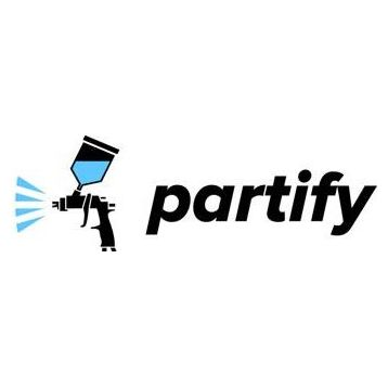 Partify brand logo for partifyusa.com