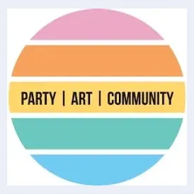 partyartcommunity brand logo for partyartcommunity.com