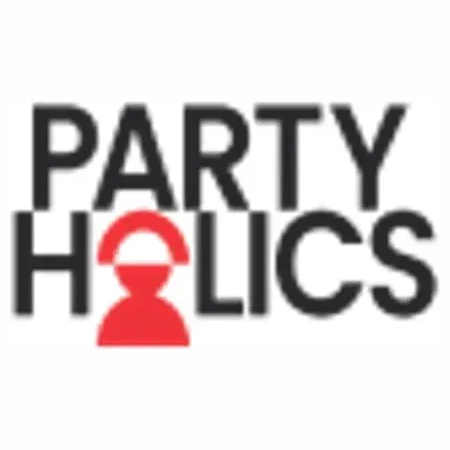 partyholics brand logo for partyholics.com