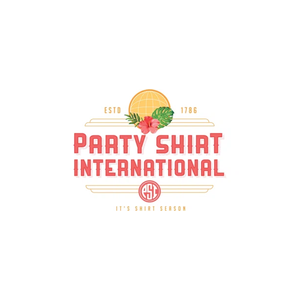 partyshirtinternational brand logo for partyshirtinternational.com