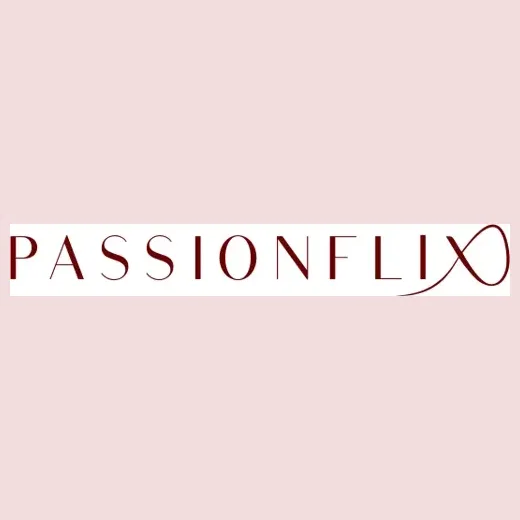 passionflix brand logo for passionflix.com